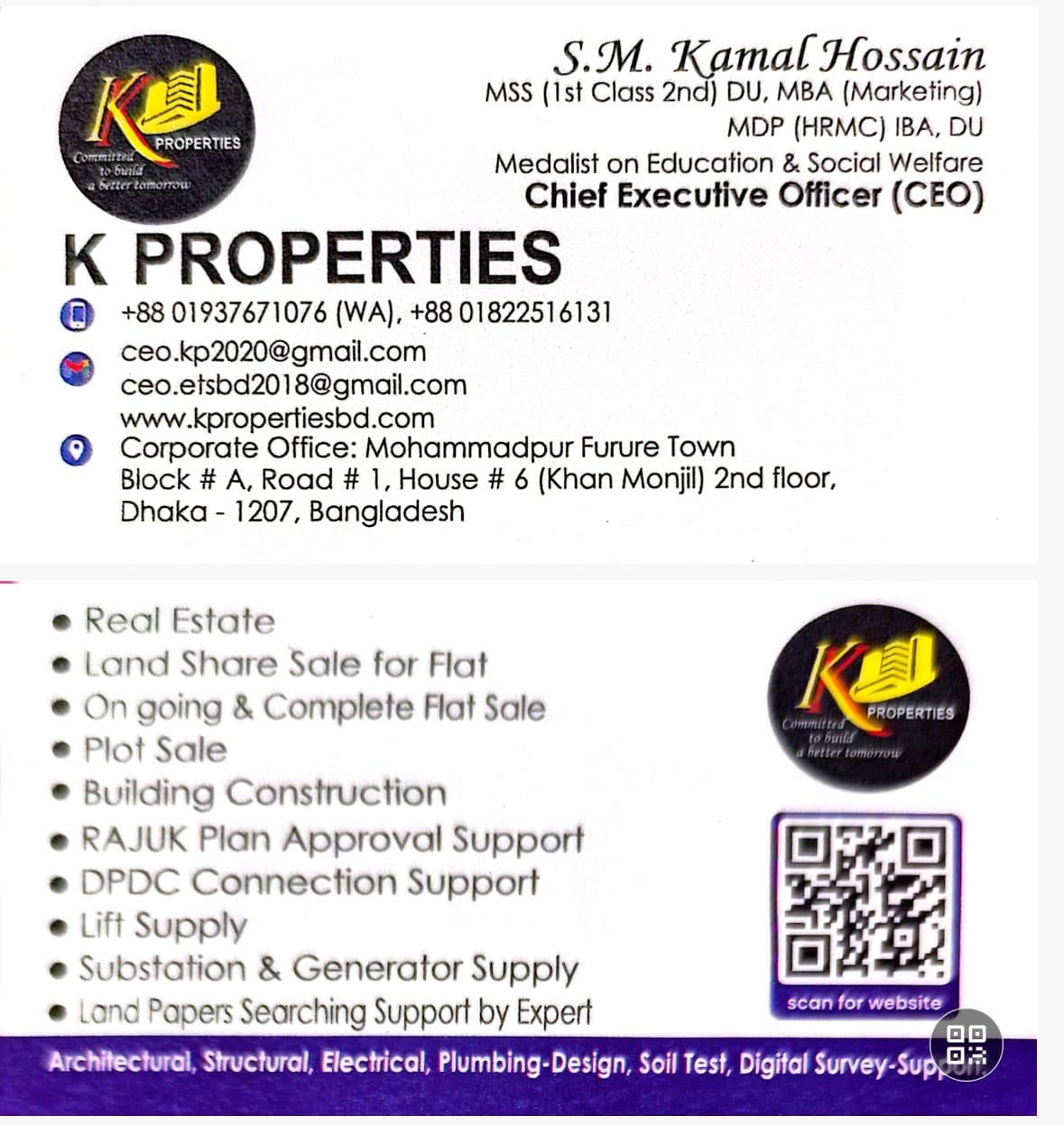 K Properties Company Information